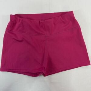 Micro Hot Pink Gym Booty Shorts Size Medium